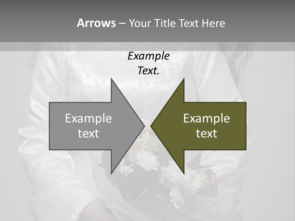 White Snow Washington PowerPoint Template