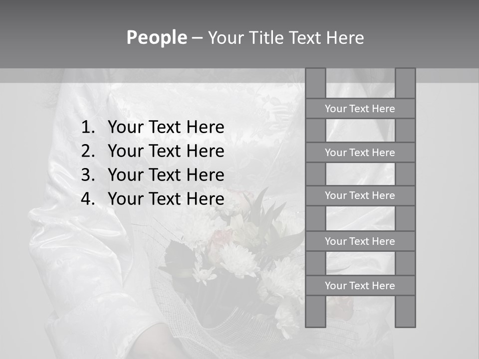 White Snow Washington PowerPoint Template