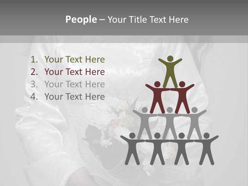 White Snow Washington PowerPoint Template