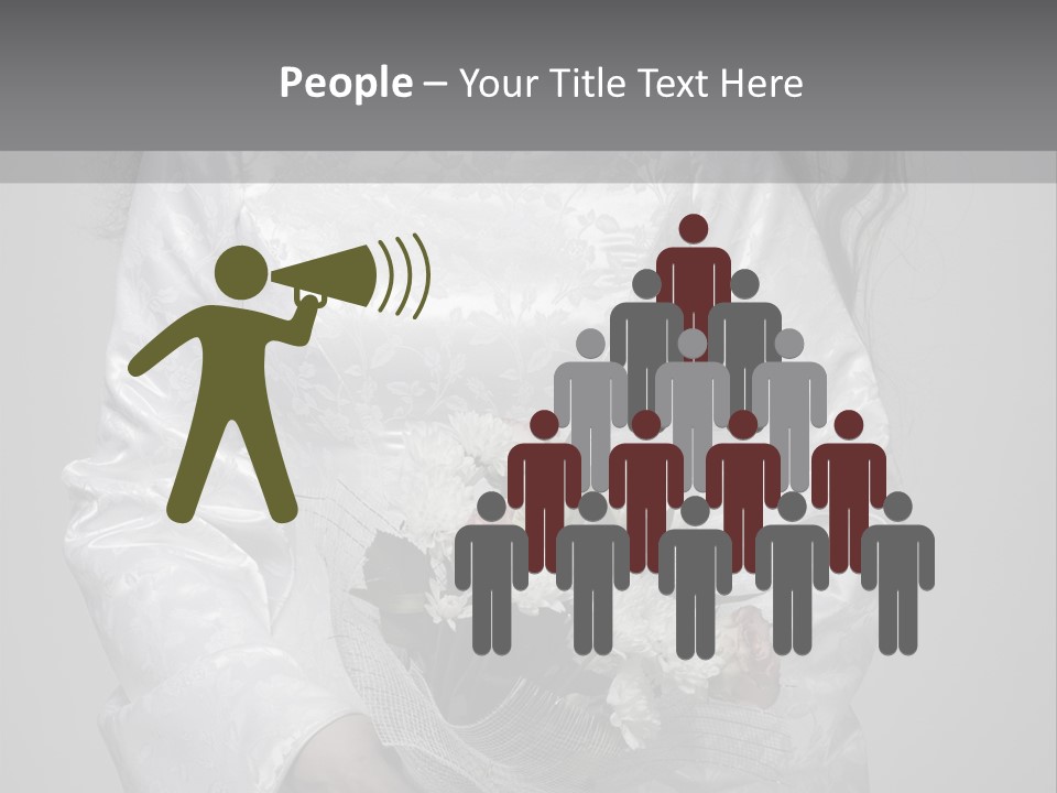 White Snow Washington PowerPoint Template