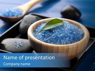 Peace Rock Treatment PowerPoint Template