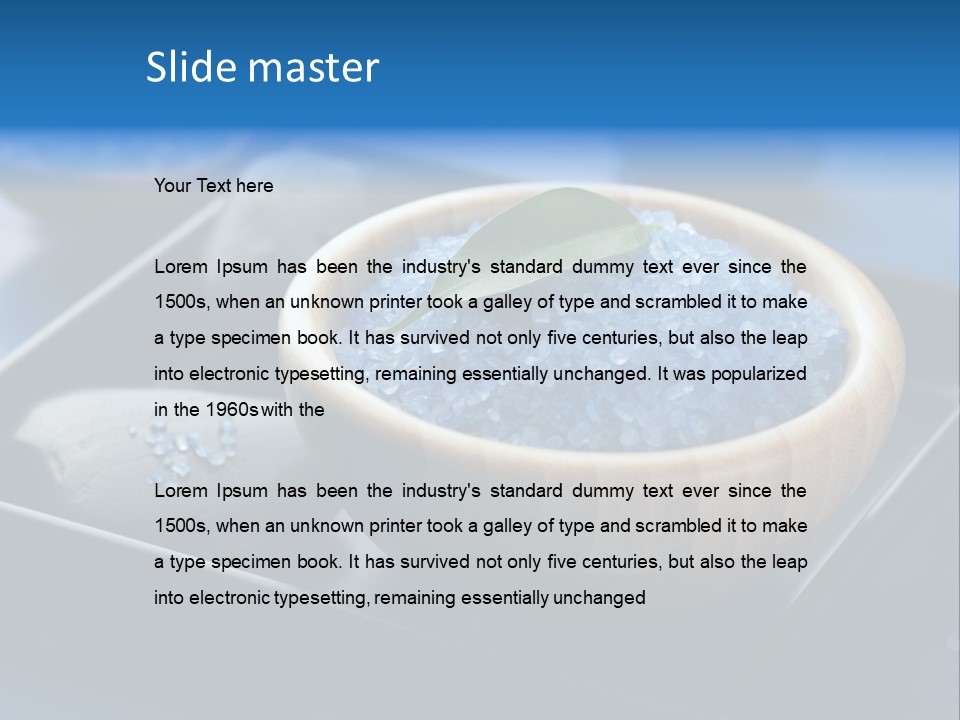 Peace Rock Treatment PowerPoint Template