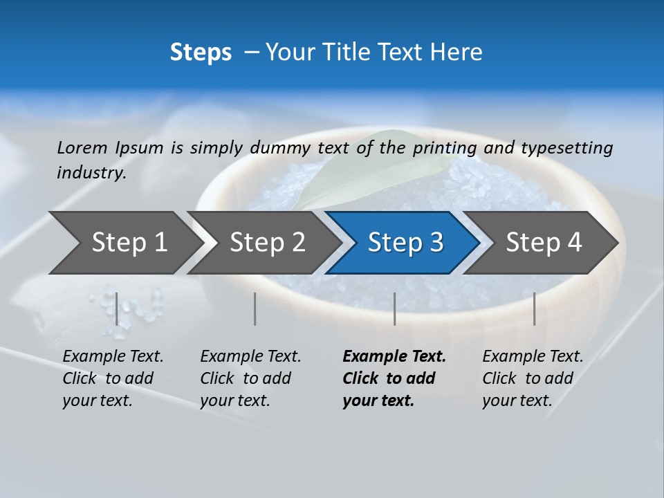 Peace Rock Treatment PowerPoint Template