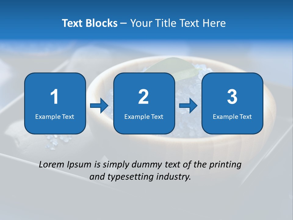 Peace Rock Treatment PowerPoint Template
