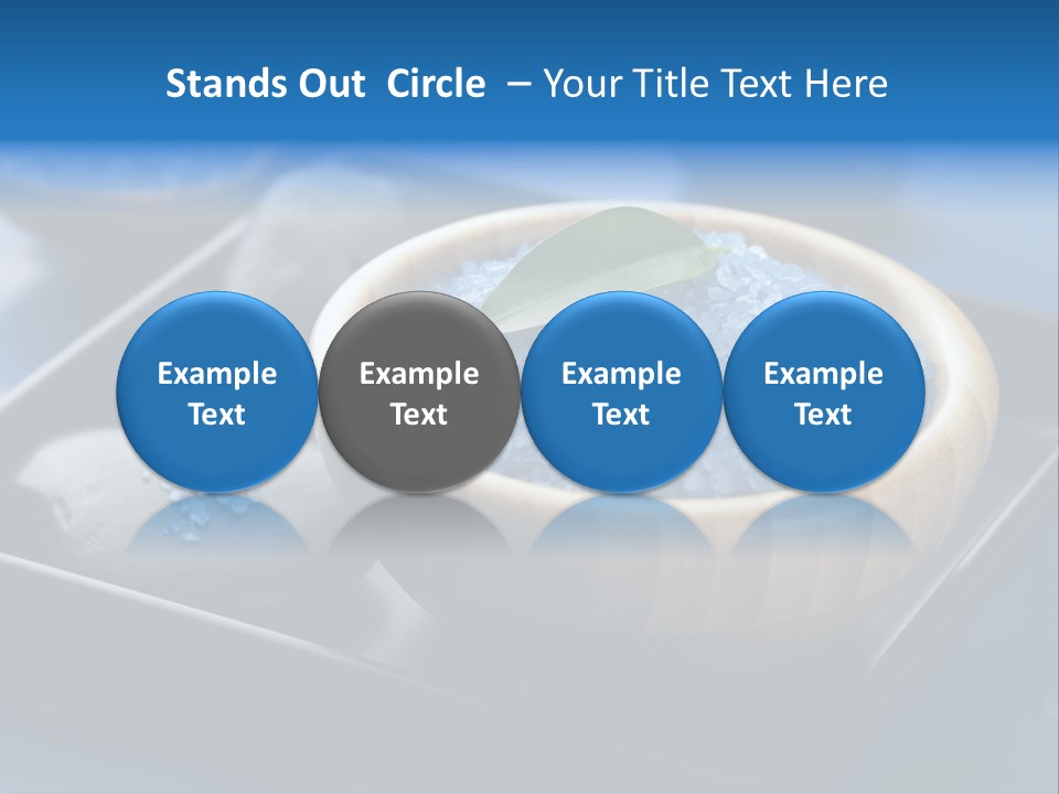 Peace Rock Treatment PowerPoint Template