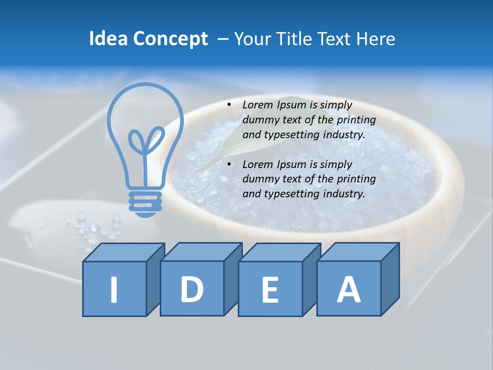 Peace Rock Treatment PowerPoint Template