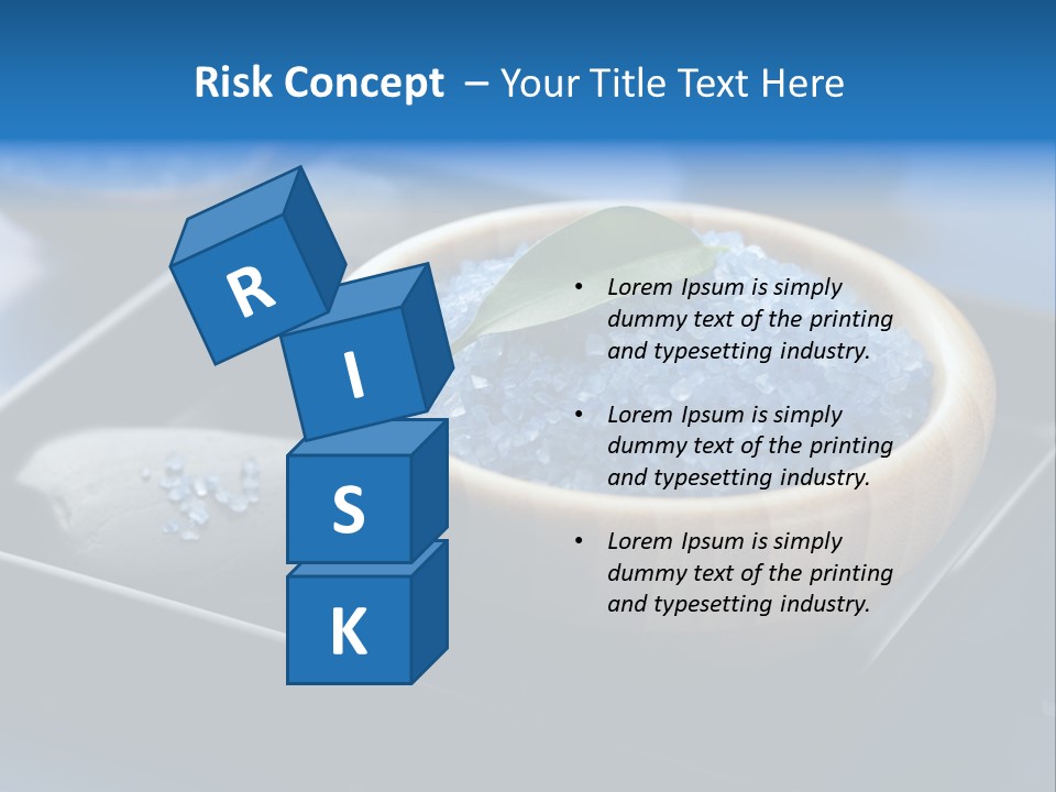 Peace Rock Treatment PowerPoint Template