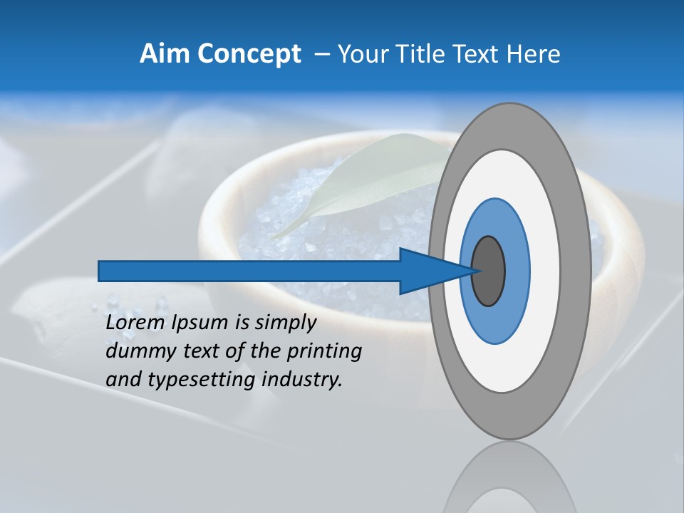 Peace Rock Treatment PowerPoint Template