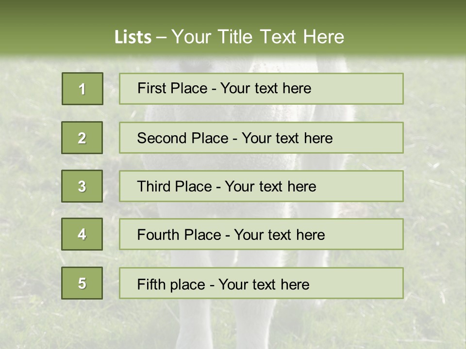 Agri Free Livestock PowerPoint Template