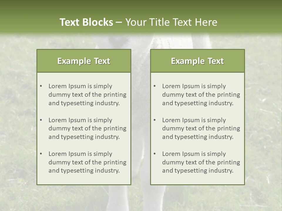 Agri Free Livestock PowerPoint Template