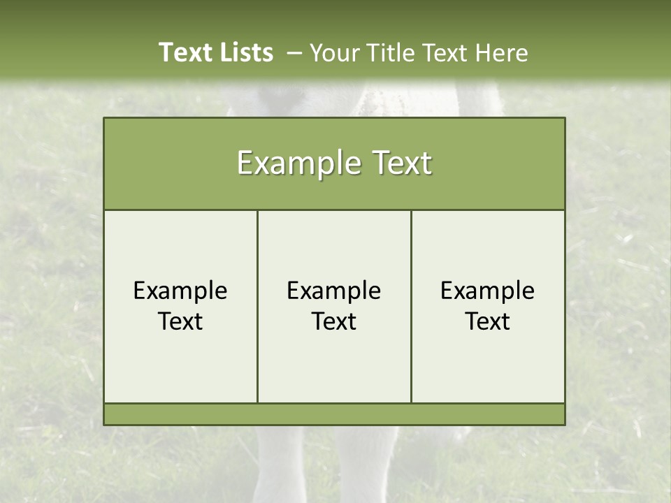 Agri Free Livestock PowerPoint Template