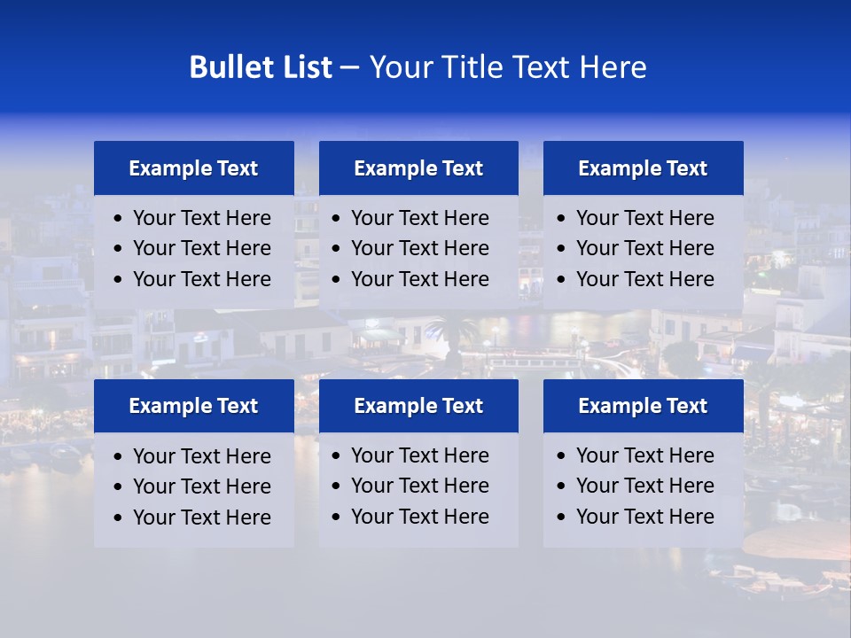 Boats Lake Crete PowerPoint Template