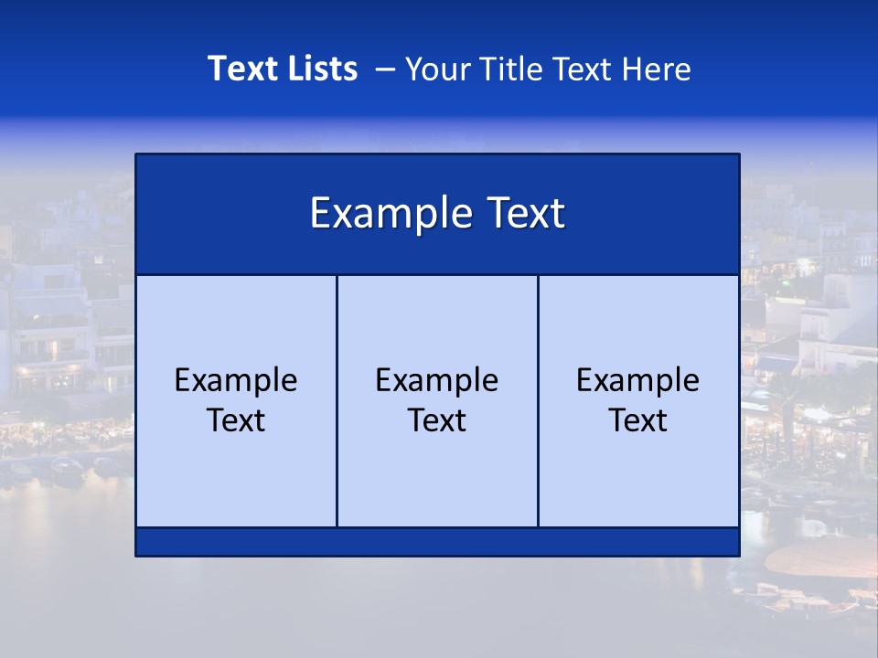 Boats Lake Crete PowerPoint Template