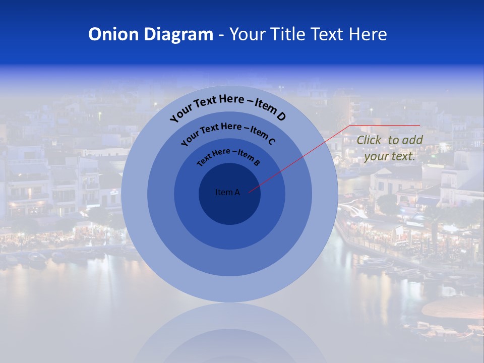 Boats Lake Crete PowerPoint Template