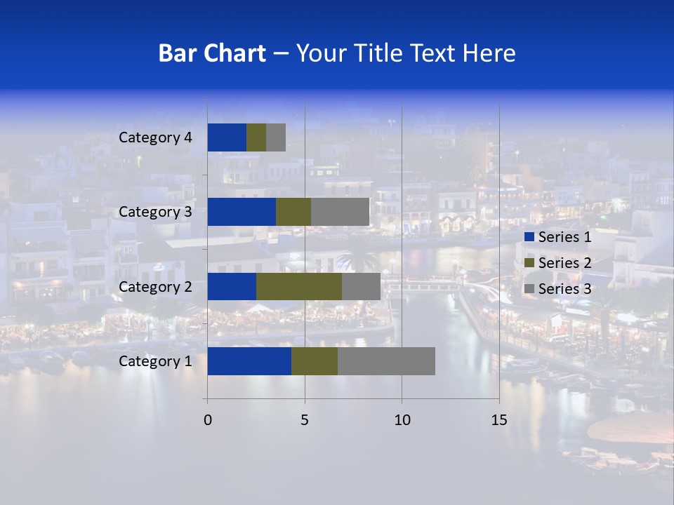 Boats Lake Crete PowerPoint Template