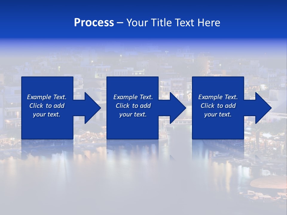 Boats Lake Crete PowerPoint Template