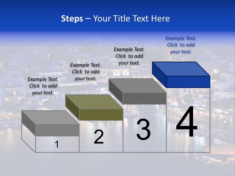 Boats Lake Crete PowerPoint Template