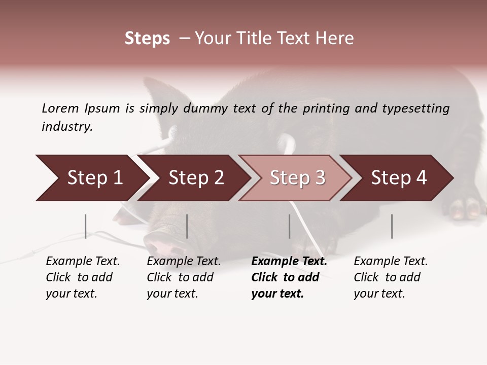 Little Animal Young PowerPoint Template