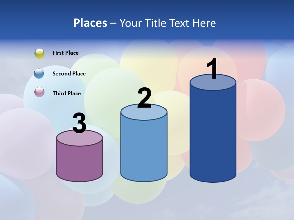 Holiday Helium Balloon PowerPoint Template