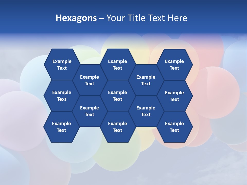 Holiday Helium Balloon PowerPoint Template