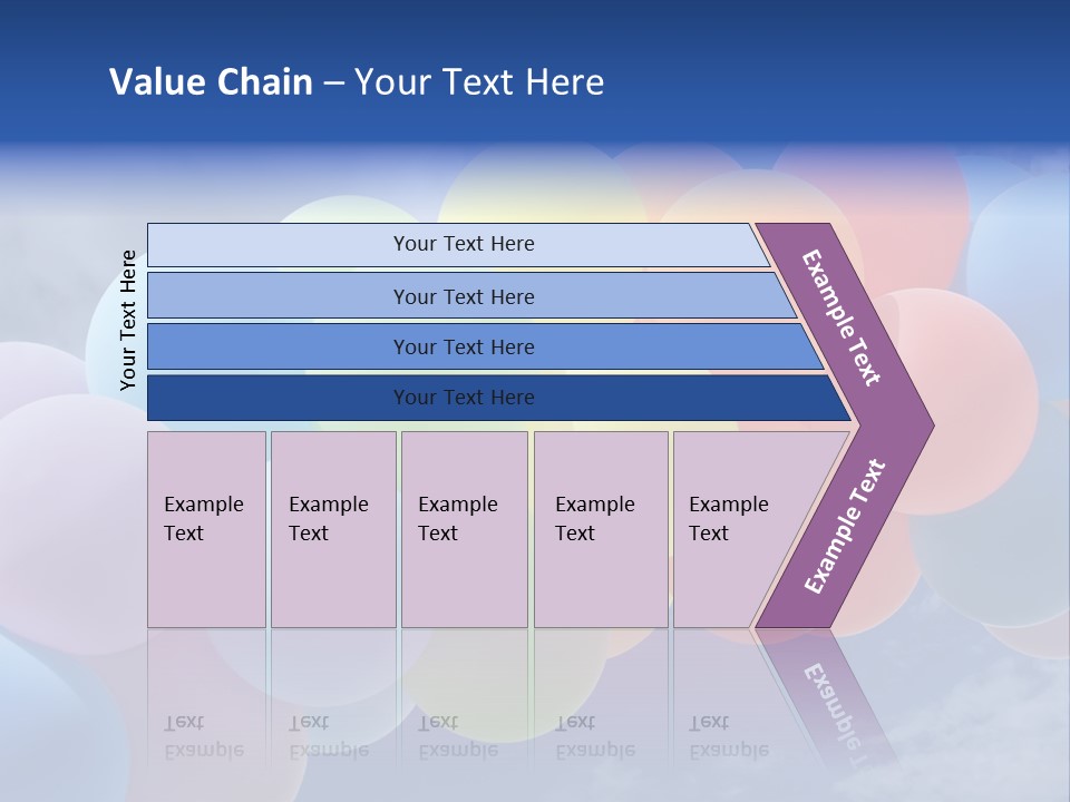 Holiday Helium Balloon PowerPoint Template