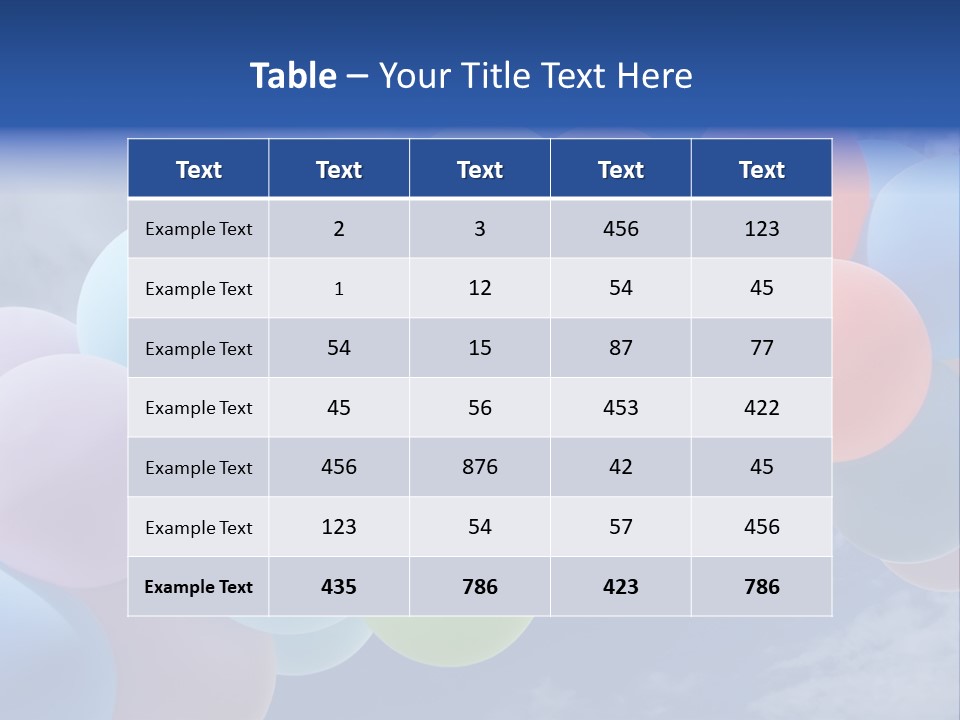 Holiday Helium Balloon PowerPoint Template