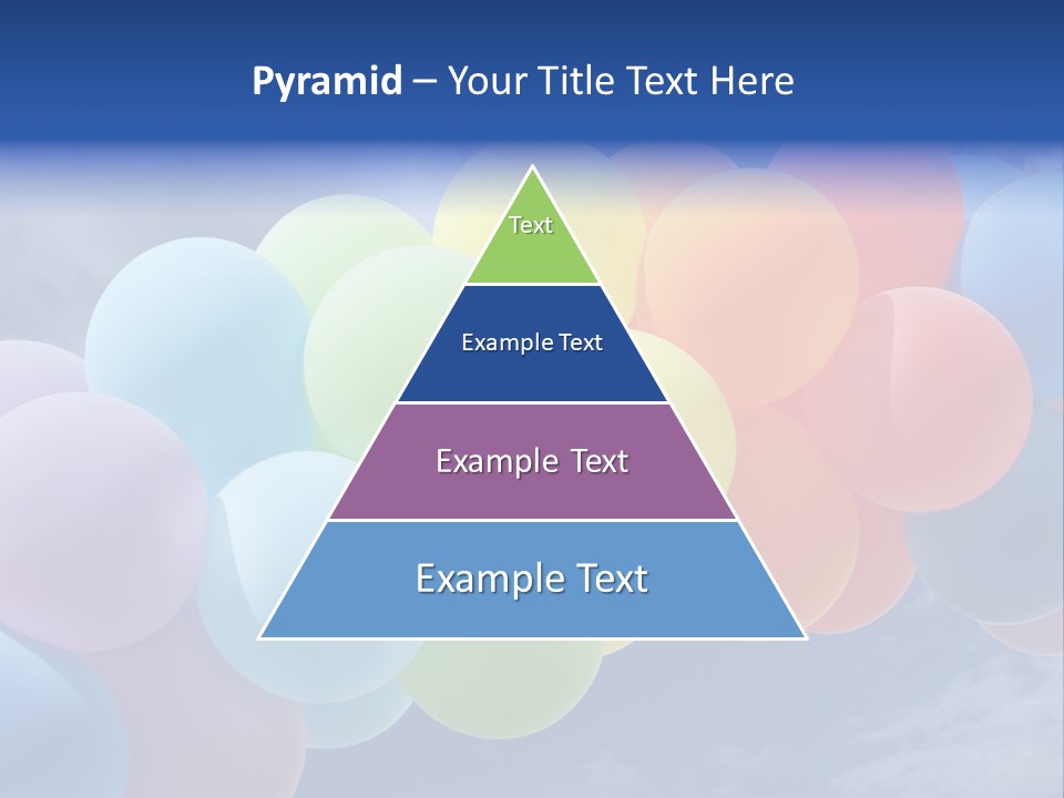 Holiday Helium Balloon PowerPoint Template