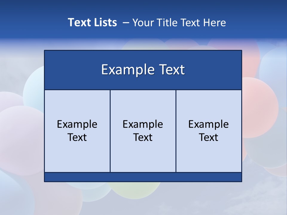 Holiday Helium Balloon PowerPoint Template