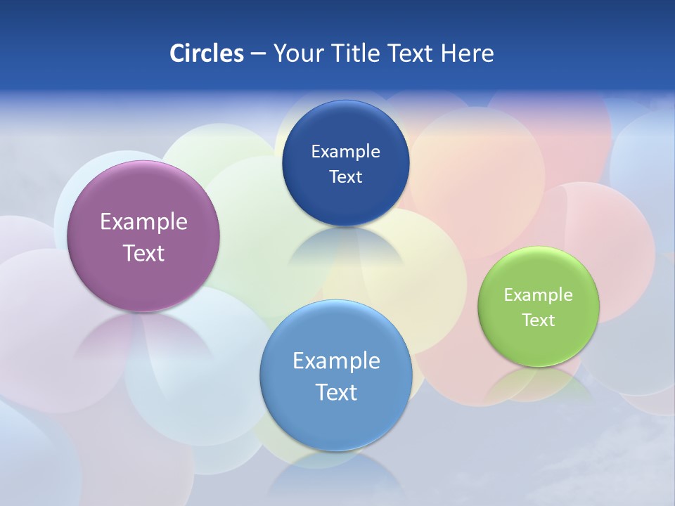 Holiday Helium Balloon PowerPoint Template