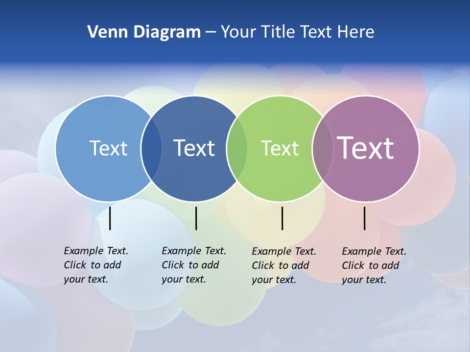 Holiday Helium Balloon PowerPoint Template