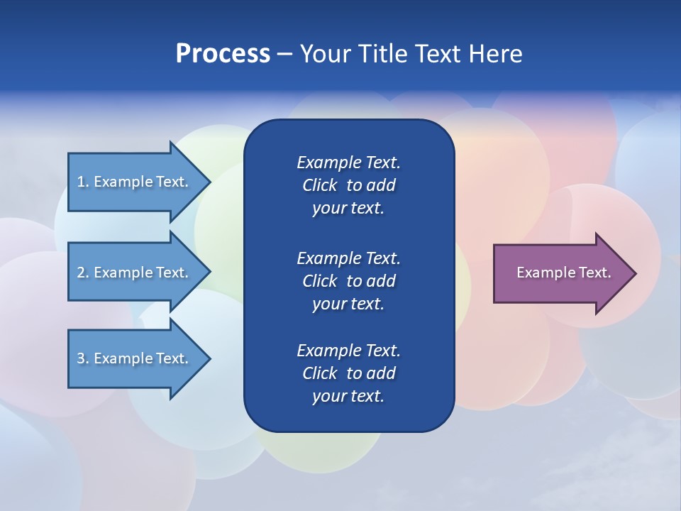Holiday Helium Balloon PowerPoint Template