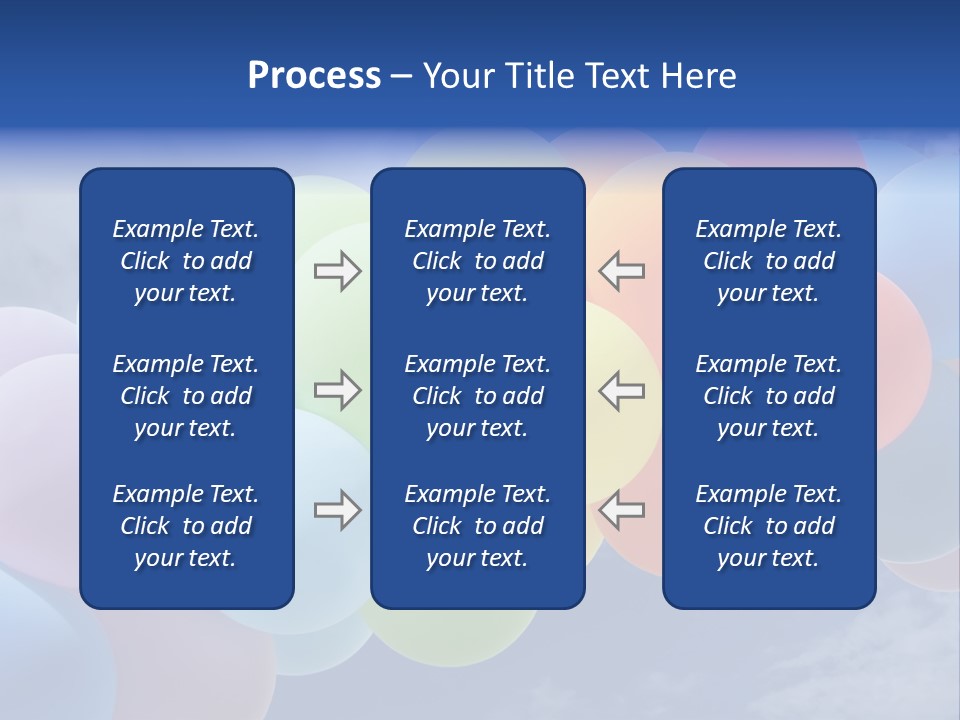 Holiday Helium Balloon PowerPoint Template