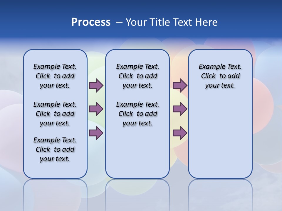 Holiday Helium Balloon PowerPoint Template