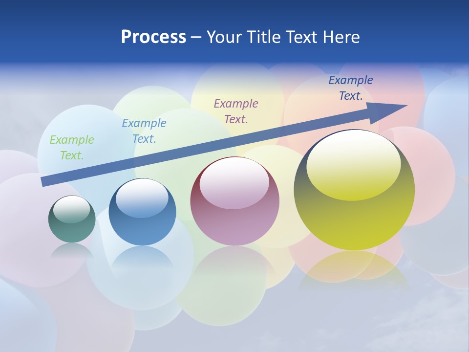 Holiday Helium Balloon PowerPoint Template