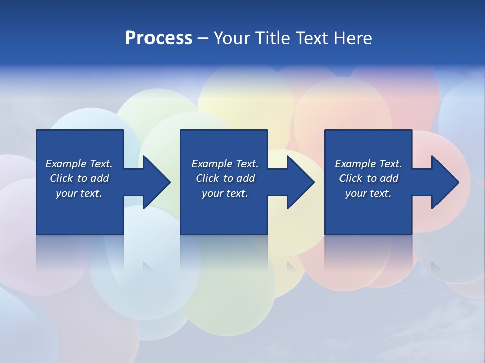Holiday Helium Balloon PowerPoint Template