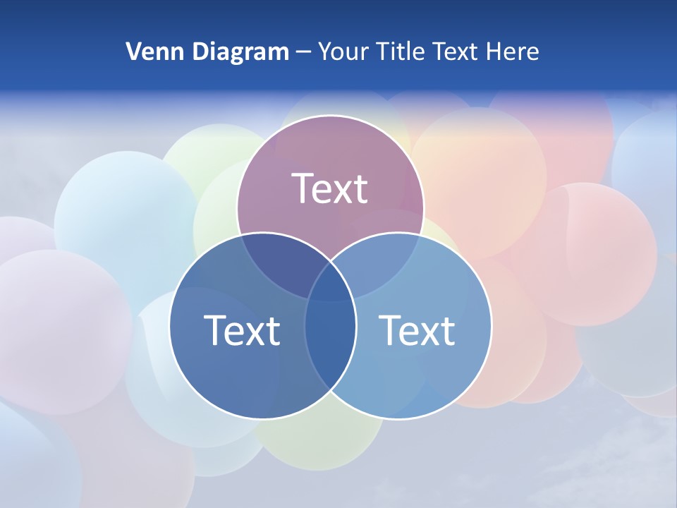 Holiday Helium Balloon PowerPoint Template