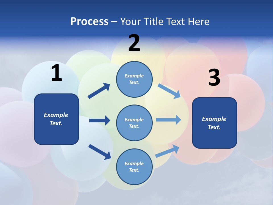 Holiday Helium Balloon PowerPoint Template