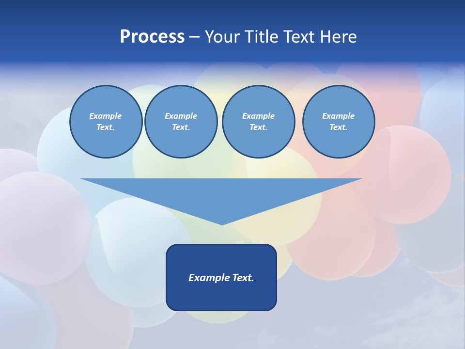 Holiday Helium Balloon PowerPoint Template