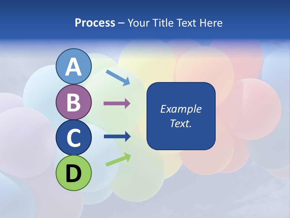 Holiday Helium Balloon PowerPoint Template