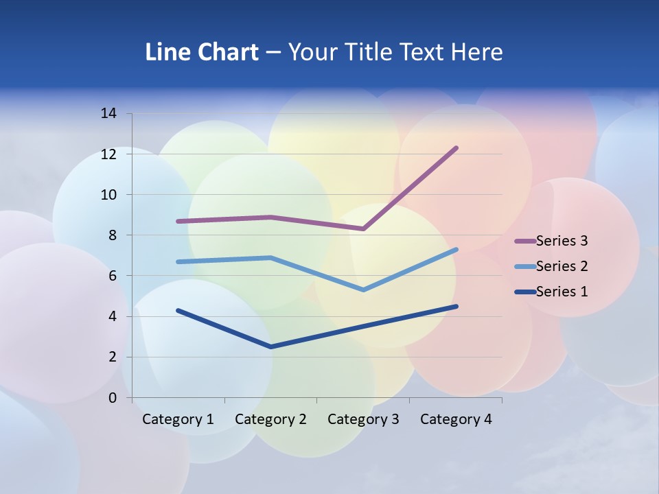 Holiday Helium Balloon PowerPoint Template