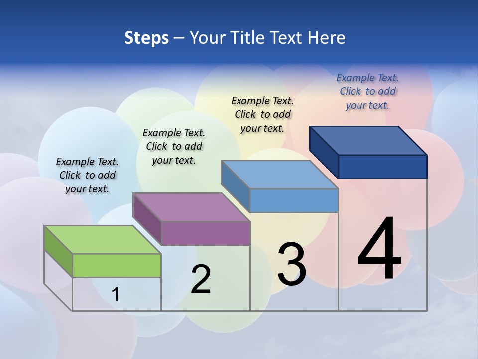 Holiday Helium Balloon PowerPoint Template