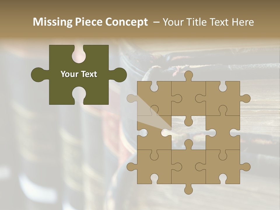 A Bunch Of Books That Are Sitting On A Table PowerPoint Template