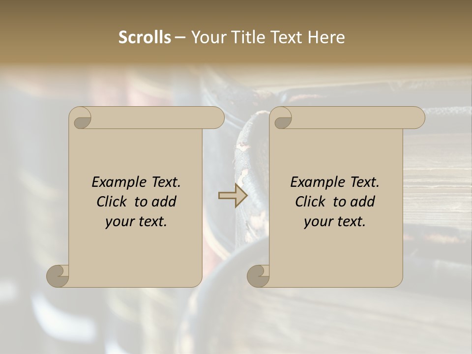A Bunch Of Books That Are Sitting On A Table PowerPoint Template