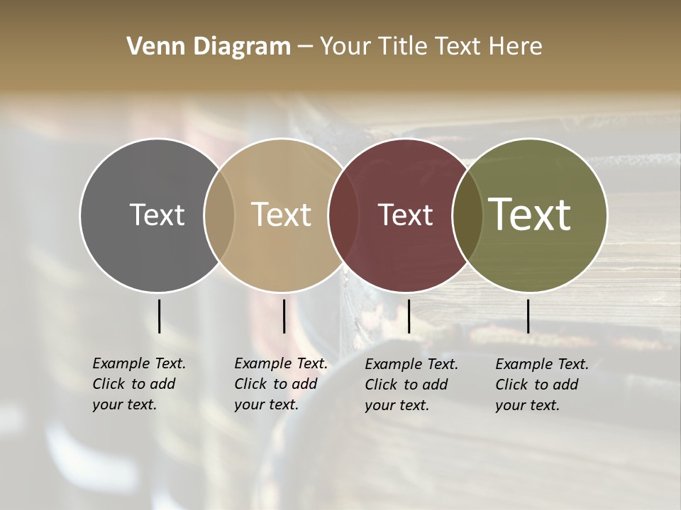 A Bunch Of Books That Are Sitting On A Table PowerPoint Template