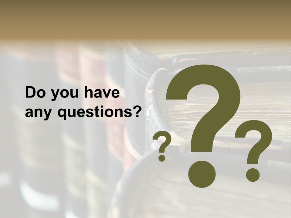 A Bunch Of Books That Are Sitting On A Table PowerPoint Template