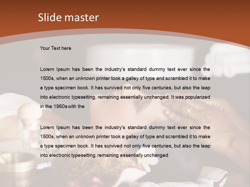 Profile Healing Young PowerPoint Template