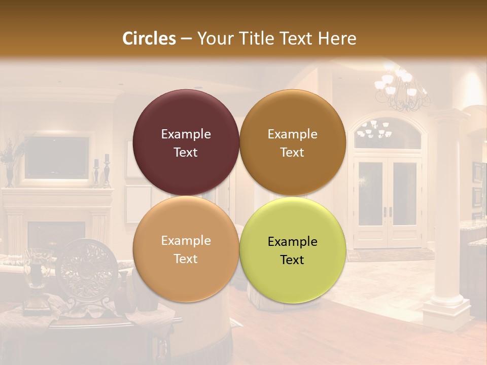 Architectural Decoration Luxurious PowerPoint Template
