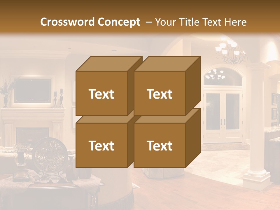 Architectural Decoration Luxurious PowerPoint Template