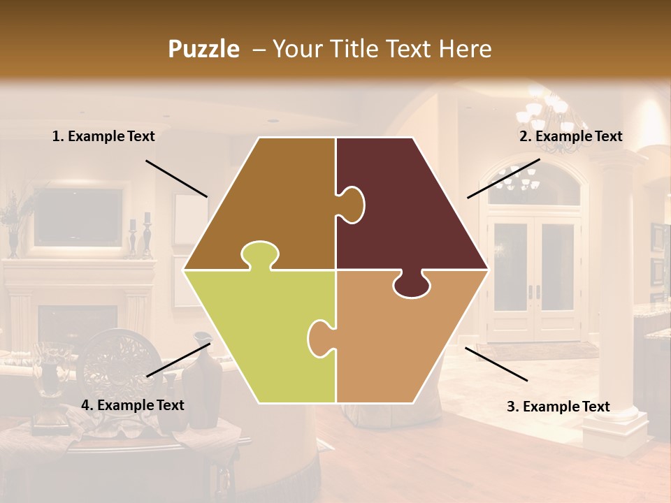 Architectural Decoration Luxurious PowerPoint Template