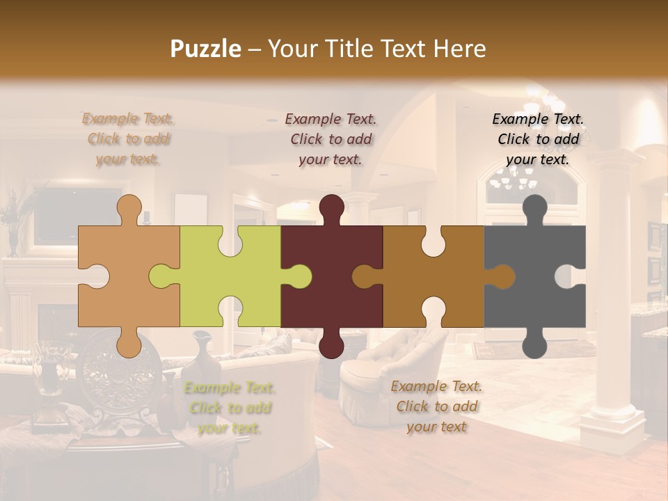 Architectural Decoration Luxurious PowerPoint Template